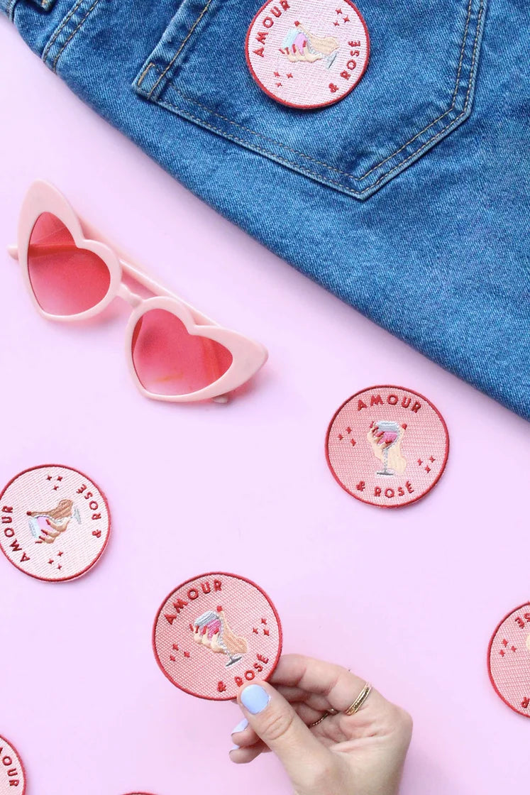 Patch termocollant Amour & Rosé