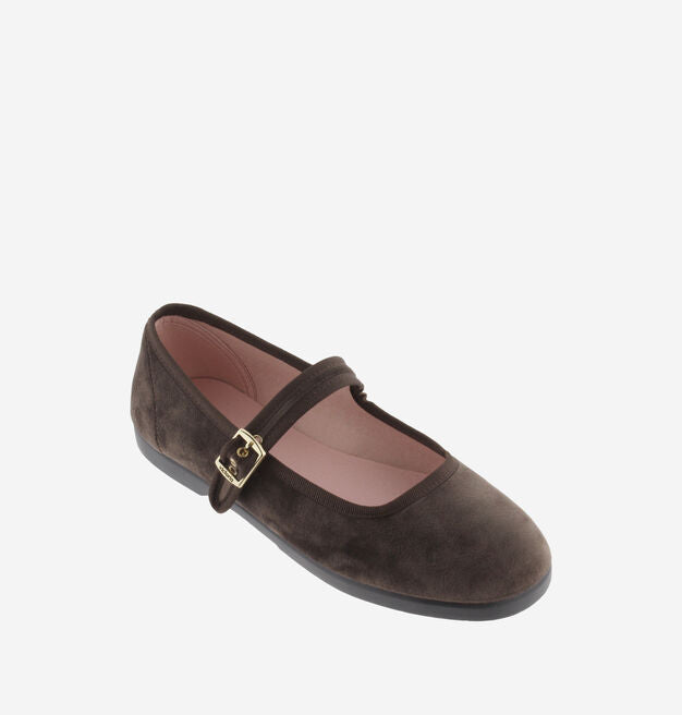 GONG-FU BALLERINE VELOURS & BOUCLE