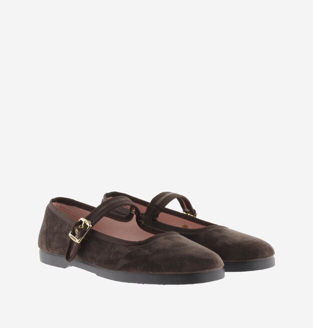 GONG-FU BALLERINE VELOURS & BOUCLE