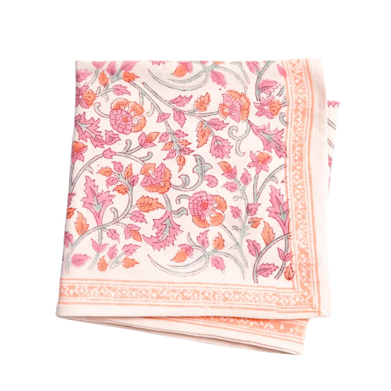 Foulard Indien - Papaya