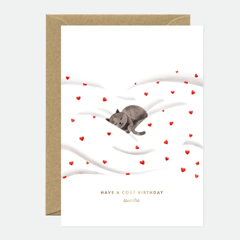 Cosy Cat - Carte de voeux