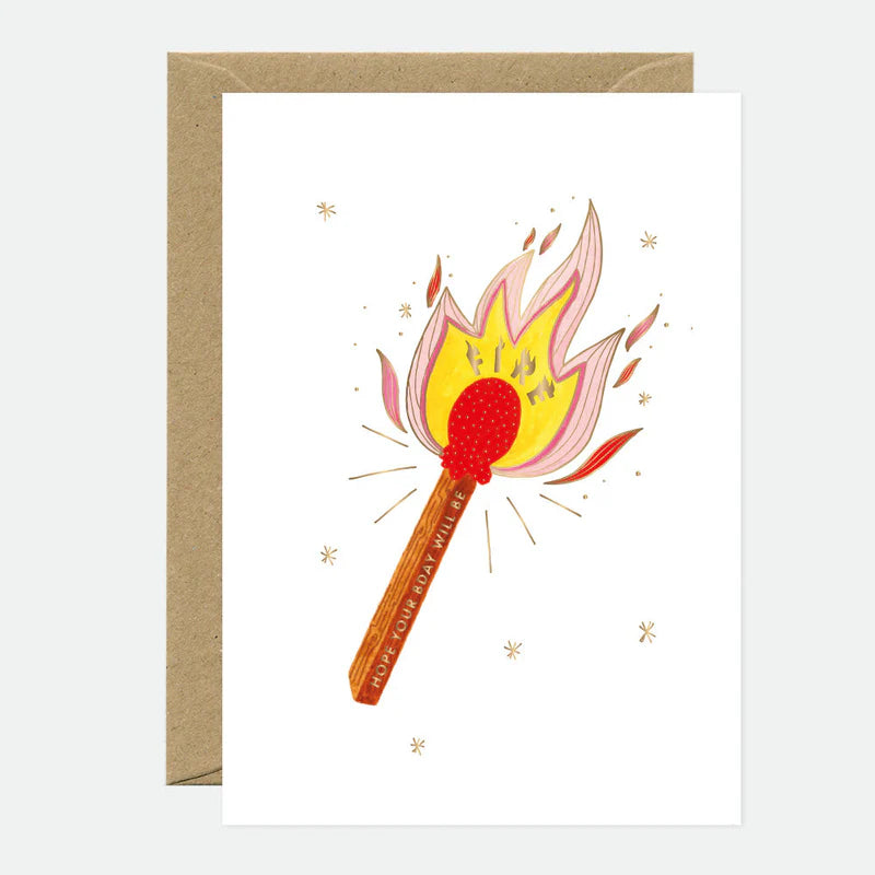 Fire Match - Carte de voeux -