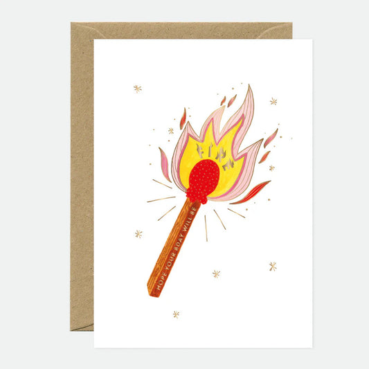 Fire Match - Carte de voeux -