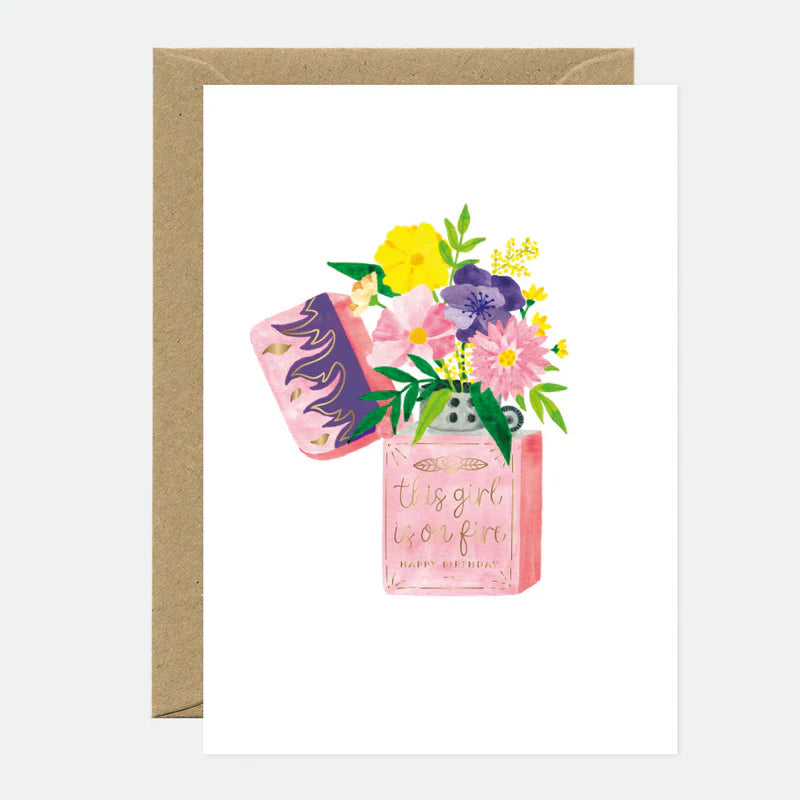 Flower Lighter - Carte de voeux
