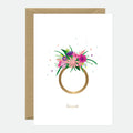 Flower ring - Carte de voeux