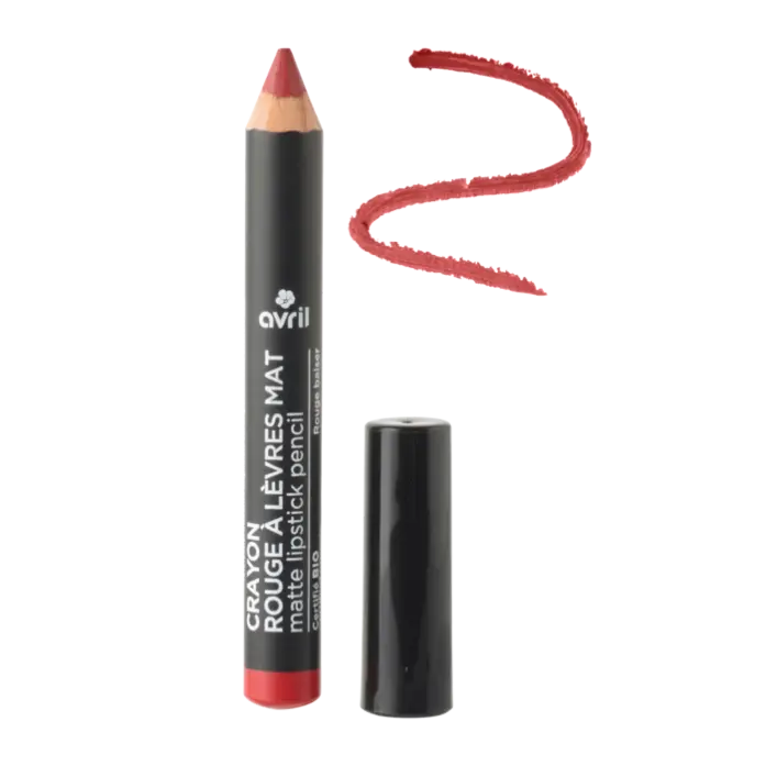 Crayon rouge à lèvres mat Rouge baiser