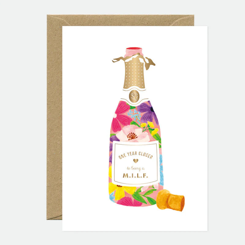 MILF Bottle - Carte de voeux