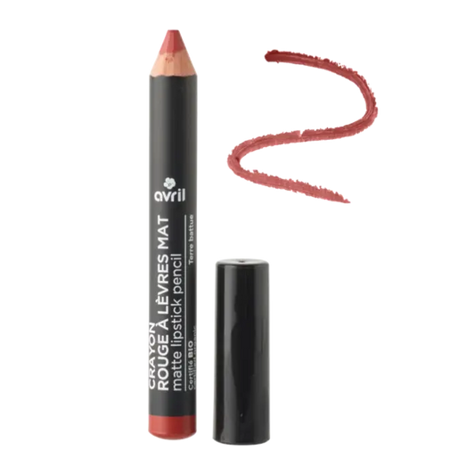 Crayon rouge à lèvres mat Terre battue