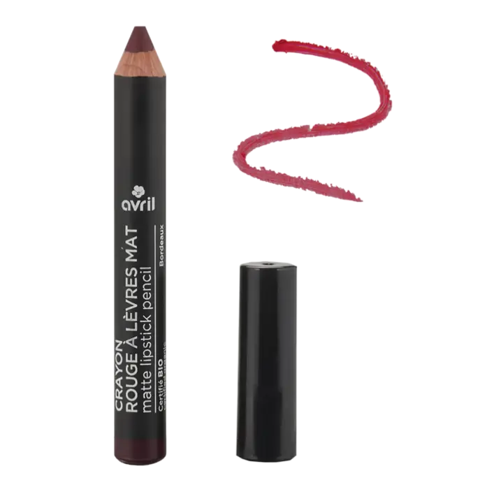 Crayon rouge à lèvres mat Bordeaux