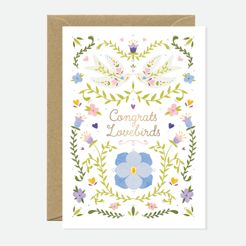 Congrats Lovebirds - Carte de vœux