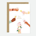 Newlyweds Cheers - Carte de vœux