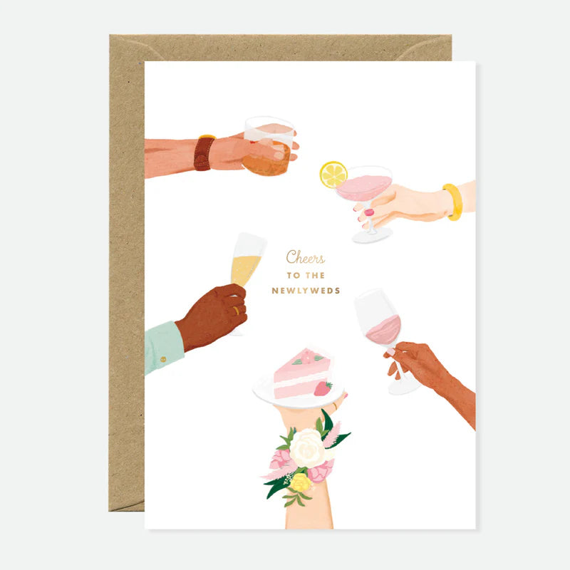 Newlyweds Cheers - Carte de vœux