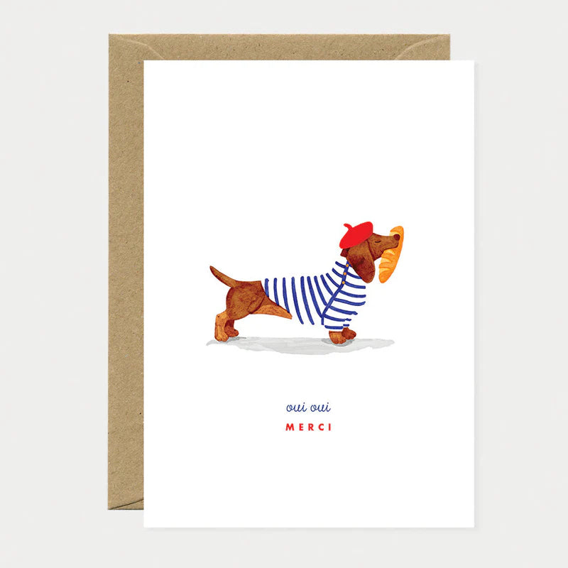Oui oui merci - Carte de voeux