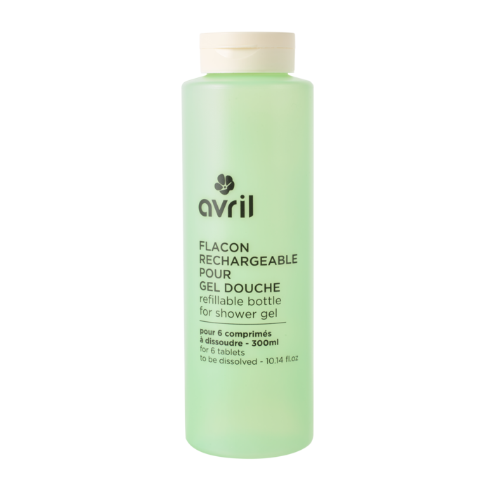 Flacon rechargeable pour gel douche