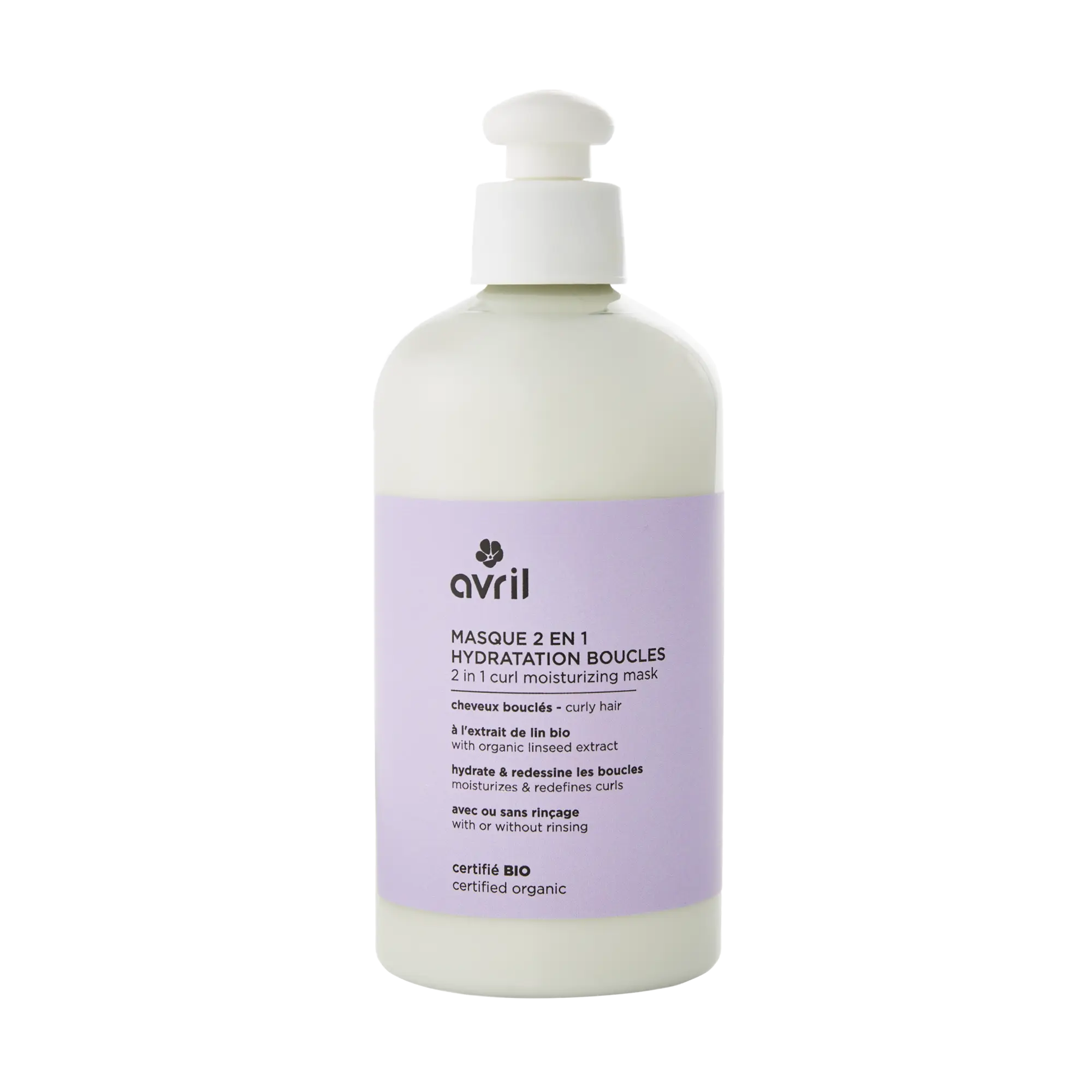 masque 2 en 1 hydratation boucles