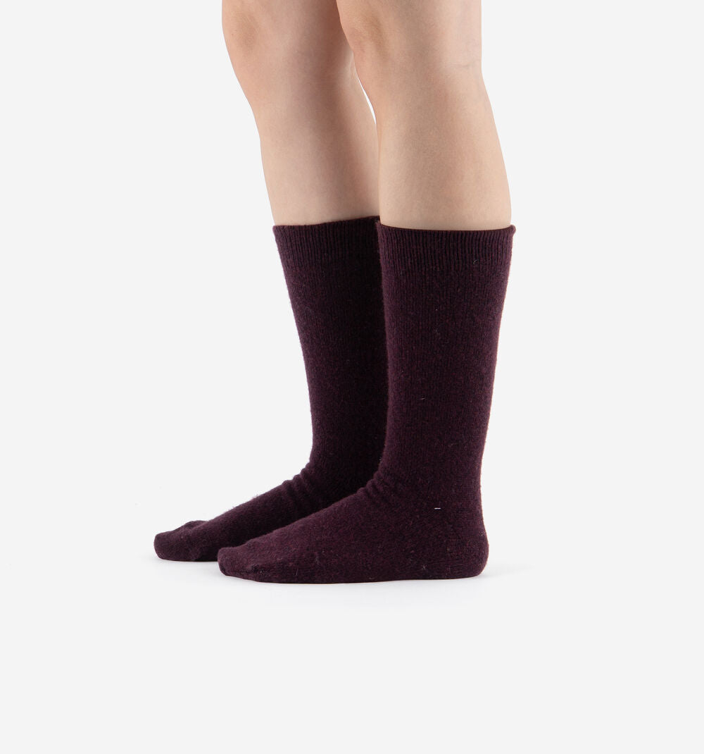 Chaussette en laine unie