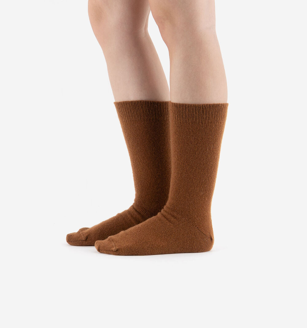 Chaussette en laine unie