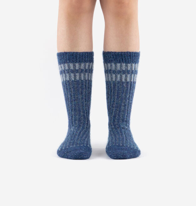 Chaussette en mohair brillant