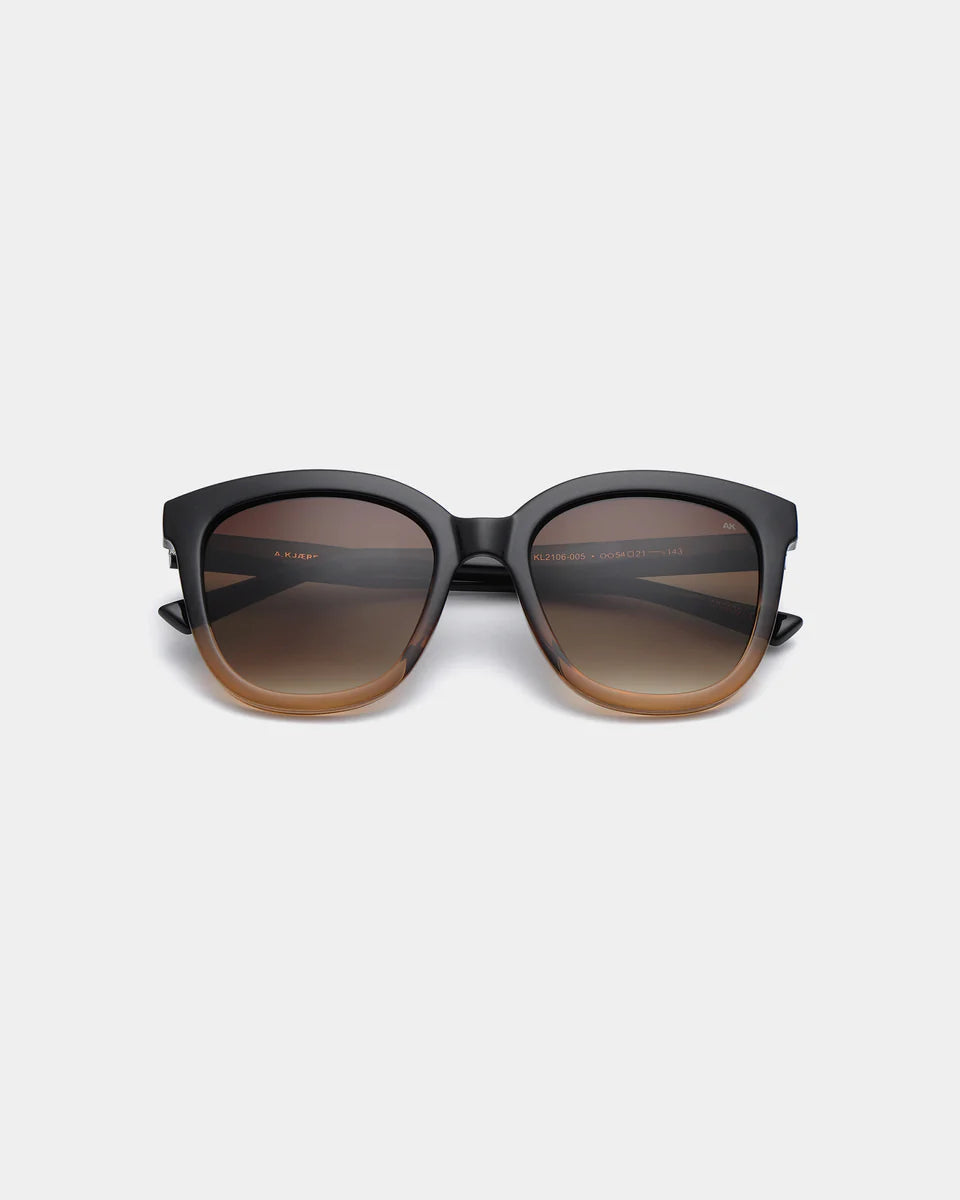 Billy - Black / Brown Transparent