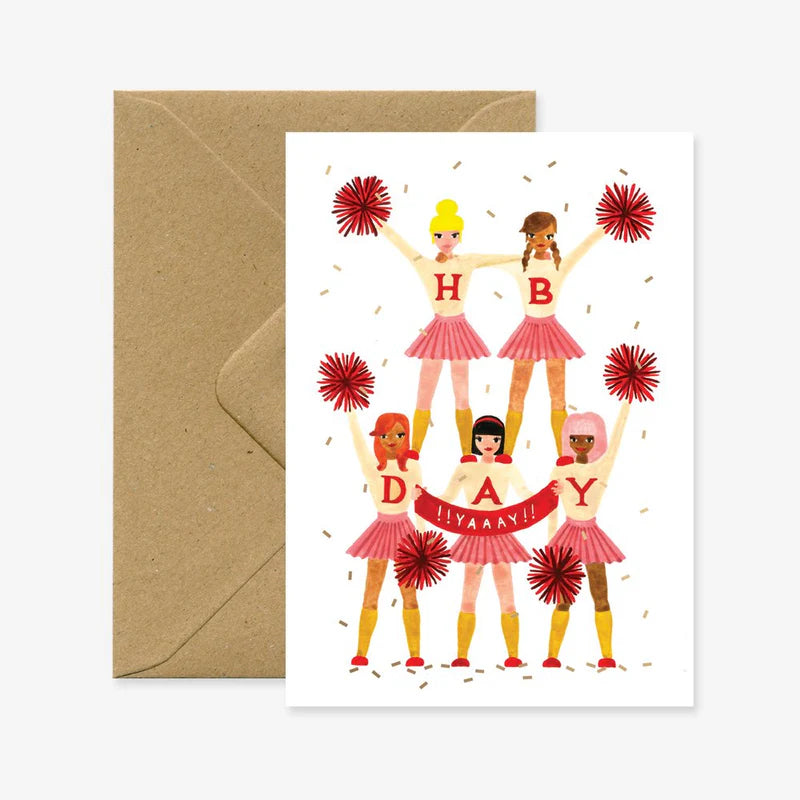 Cheerleaders - Carte de voeux