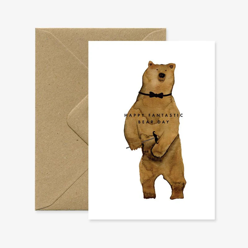 Happy bearday - Carte de voeux