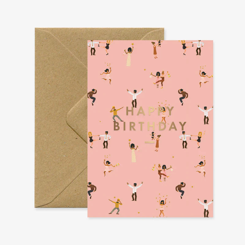 Birthday dancers - Carte de voeux