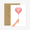 Heart Balloon - Carte de voeux