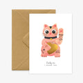 Lucky Cat - Carte de voeux