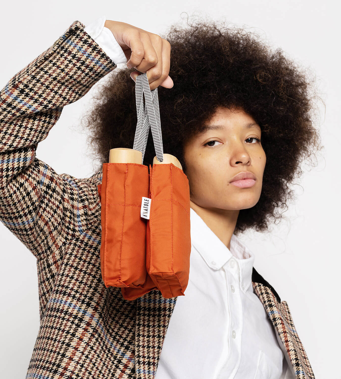 Mini parapluie Rouille - Louis