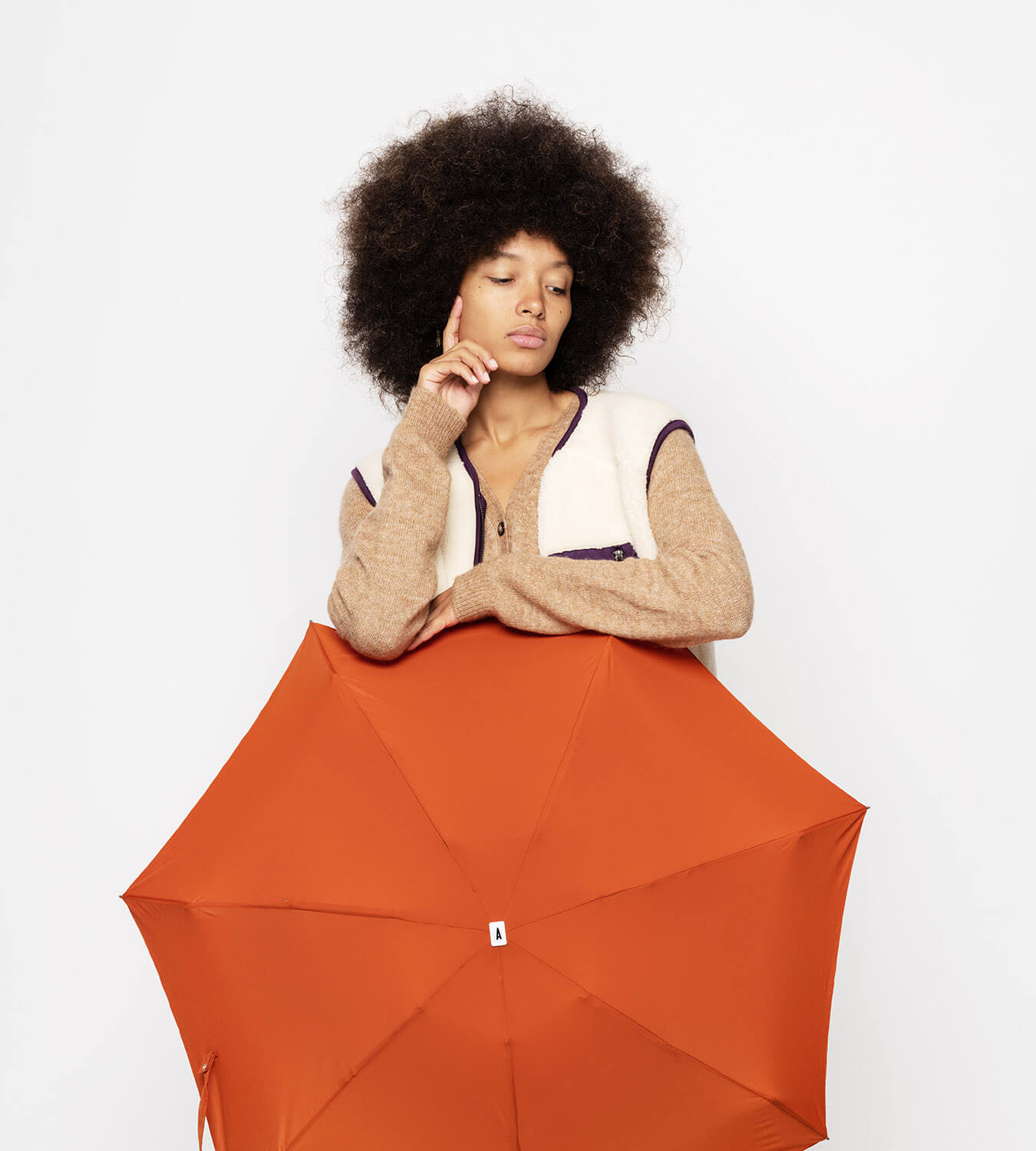 Mini parapluie Rouille - Louis