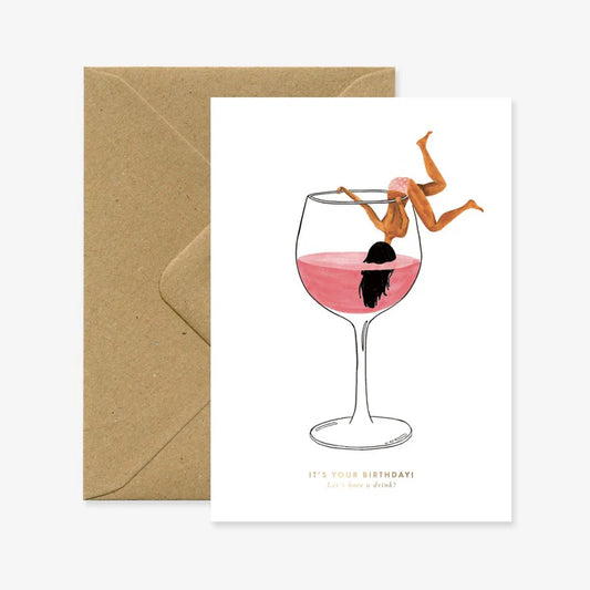 Just one drink - Carte de voeux