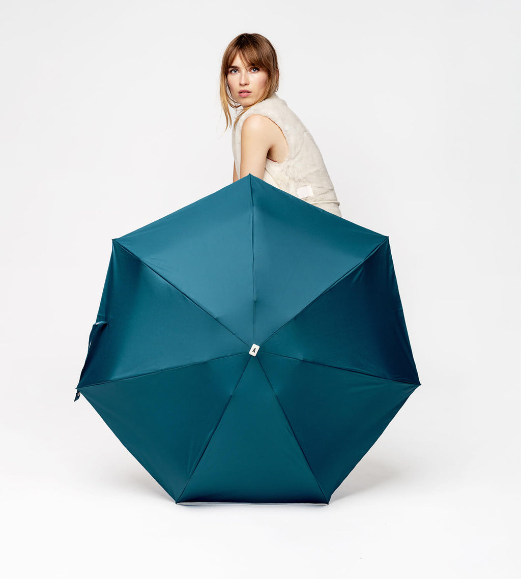 Mini parapluie Bleu minéral - Octave