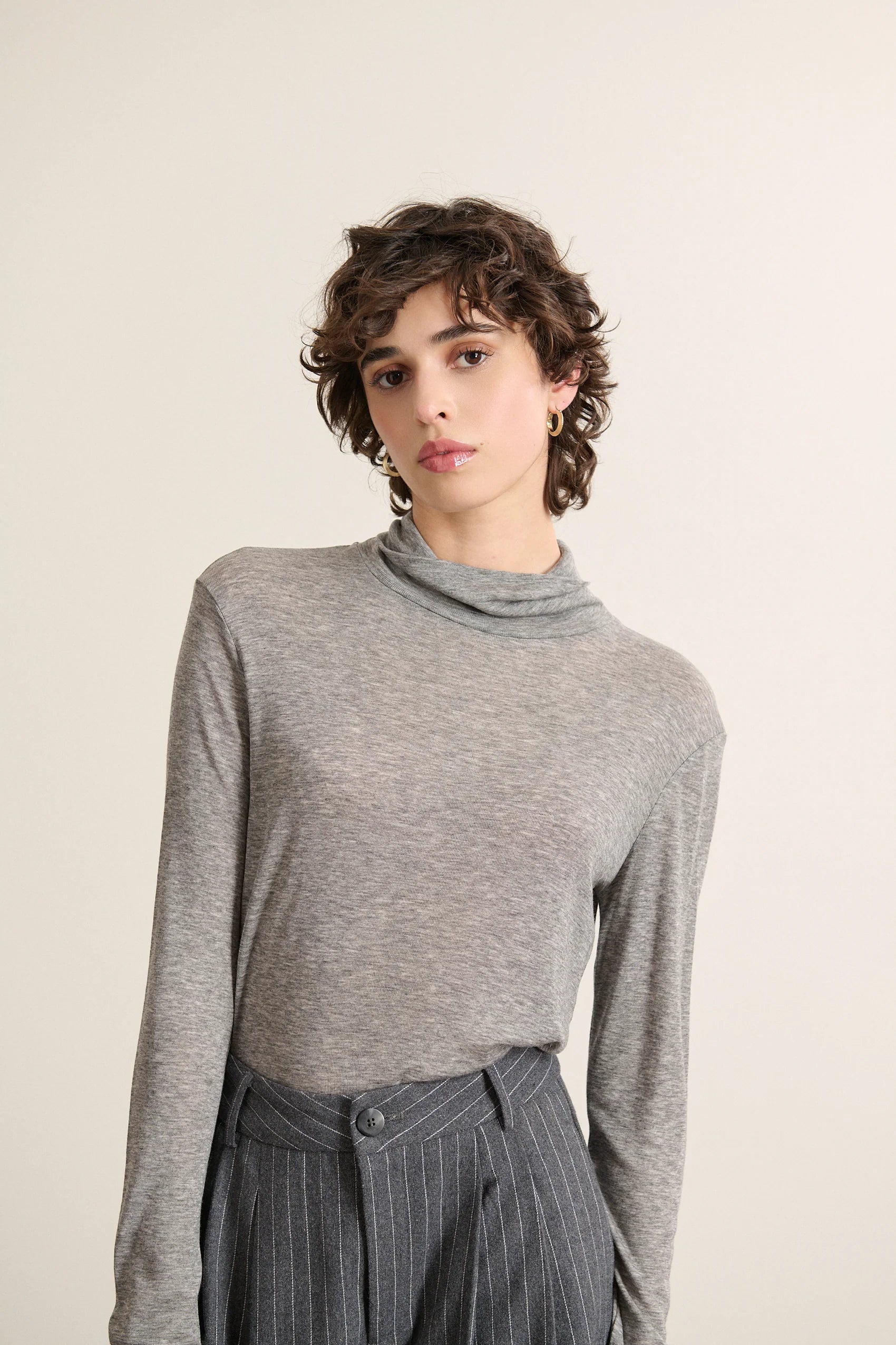 Tee shirt col roulé Berne