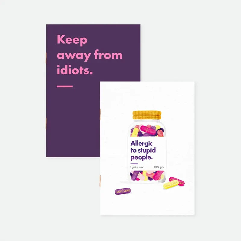 Allergic  - Pocket Notebook A6 DUO