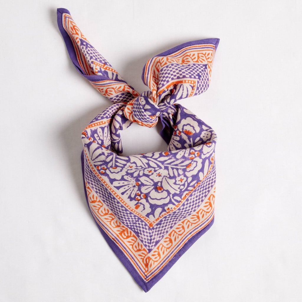 Foulard Indien - Iris
