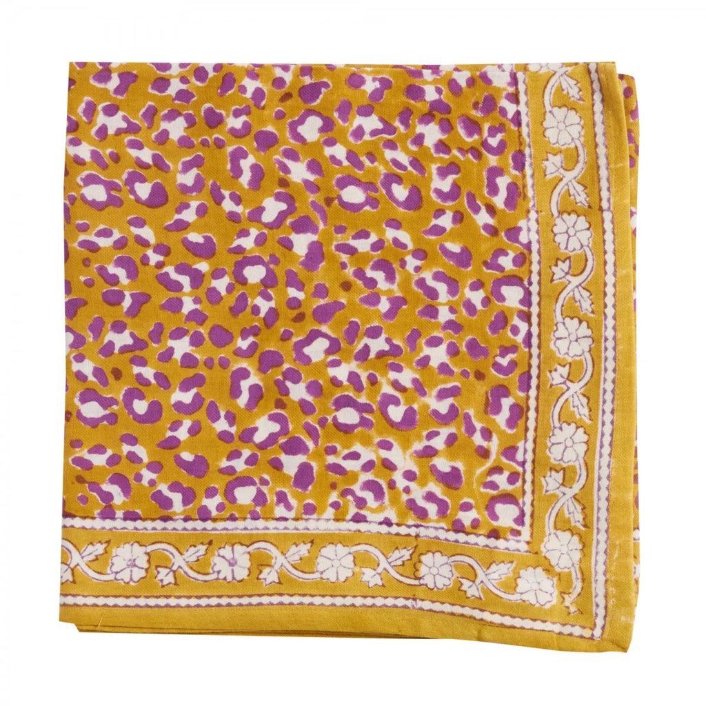 Foulard Indien - Léopard