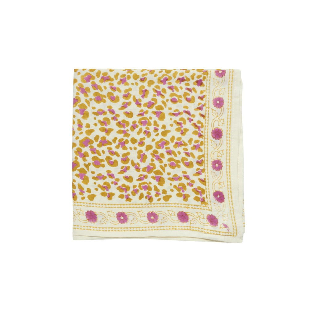 Foulard Indien - Léopard