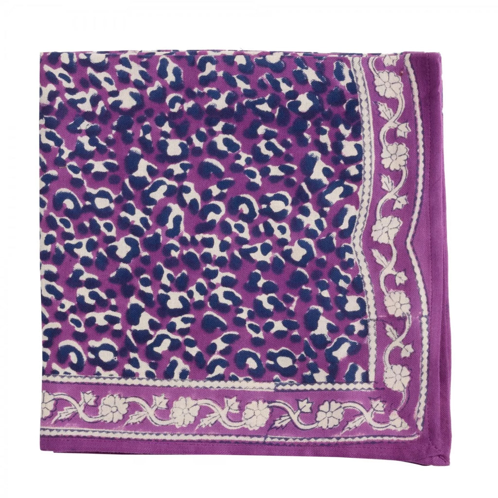 Foulard Indien - Léopard
