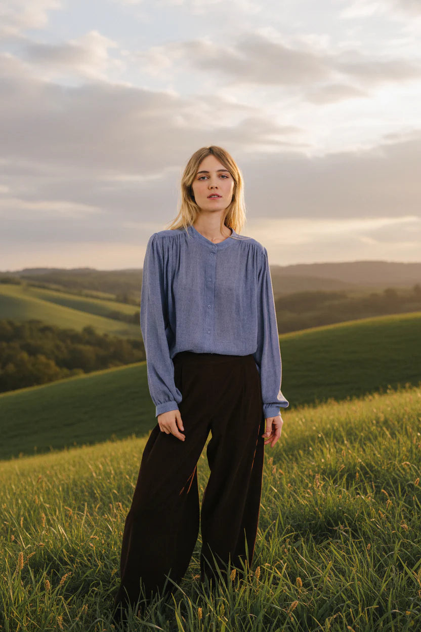 Blouse Gladis / Indigo